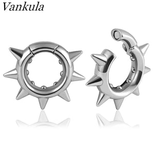 Vankula 2pc Ear Hanger Weights Stainless Steel Ear Plugs Gauges