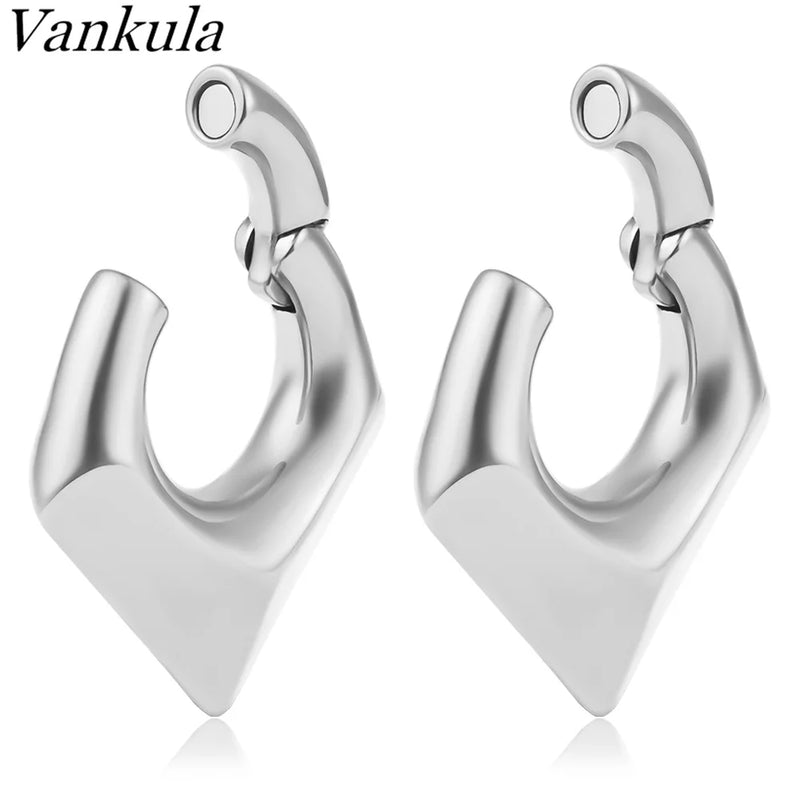 Vankula Stainless Steel Magnet Ear Weight Stretchers