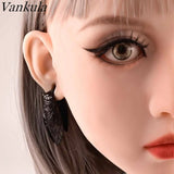 Vankula 2pc Cicada Ear Hanger for Stretched Ears Gauges