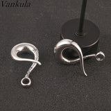 Vankula 2pc Stainless Steel DIY Ear Weight Hooks For Dangle Earring