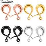Vankula 2pc Stainless Steel DIY Ear Weight Hooks For Dangle Earring