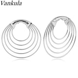 2pcs 316L Stainless Steel Ear Gauge Hoop Earring