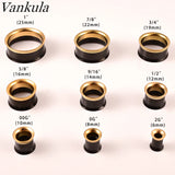 Stainless Steel Double Ear Screw Tunnels Expander Earring