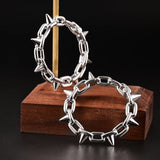 Vankula 5mm Chains Spike Ear Weight Hanger Expanders Earring Gauges