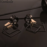 Vankula 2pcs Ear Tunnels Stainless Steel Ear Tunnel Expander Dangle