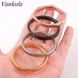 Vankula 2pcs Punk Dangle Ear Plugs Tunnel Ear weight Stainless Steel Earrings