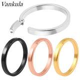 Vankula 2pcs Punk Dangle Ear Plugs Tunnel Ear weight Stainless Steel Earrings