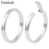 Vankula 2pcs Punk Dangle Ear Plugs Tunnel Ear weight Stainless Steel Earrings