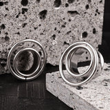 Vankula Stainless Steel Ear Gauges Tunnels Piercing Expander Body Jewelry