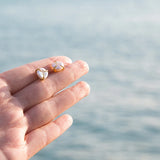 Baroque Freshwater Pearl Stud Earrings for Women