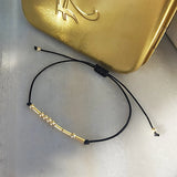 Vaoov 925 Silver Morse Code Bracelet