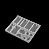 Variety Pendant Silicone Molds Resin Square Round Rectangle Epoxy Resin Molds