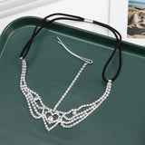 Rhinestone Multi-layer Forehead Head Chain Hair Clips Hair Jewelry for Girl