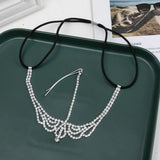 Rhinestone Multi-layer Forehead Head Chain Hair Clips Hair Jewelry for Girl