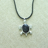 Tiger's Eye Tortoise Pendant Necklace Jewelry
