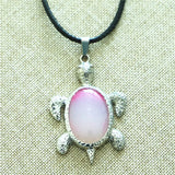 Tiger's Eye Tortoise Pendant Necklace Jewelry