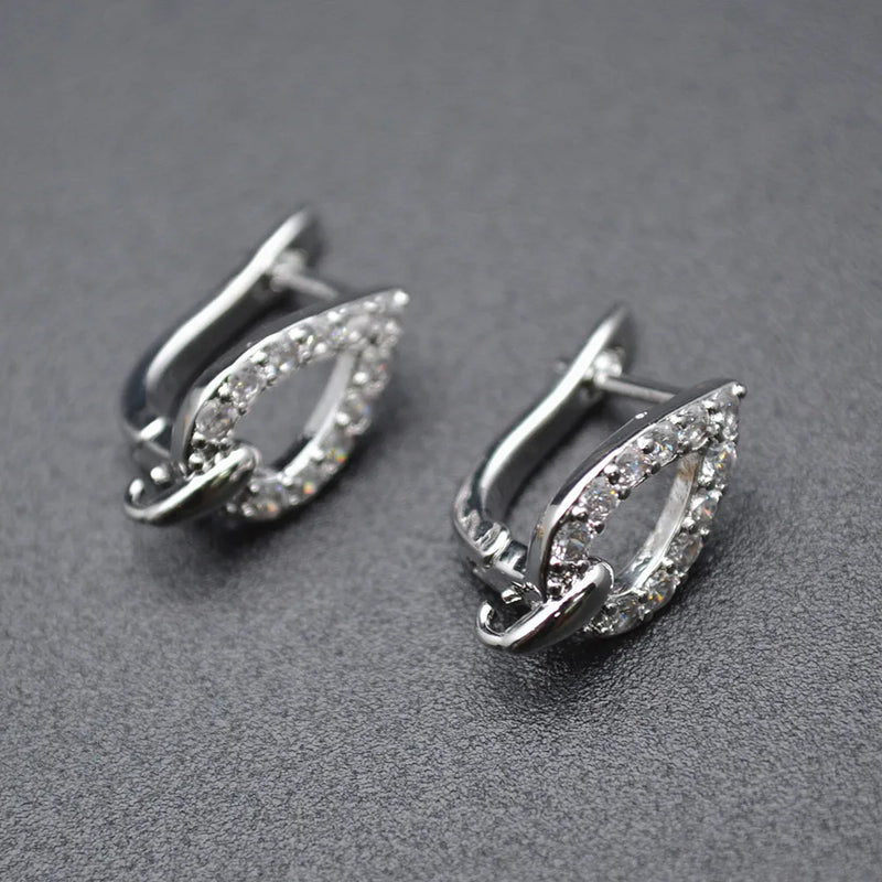 Various Shape Silver Earring Hooks for Dangle Earrings Making
