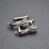 Various Shape Silver Earring Hooks for Dangle Earrings Making