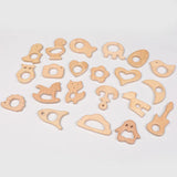 Animal Beech Wood DIY Grinding Bar for Pacifier Chain