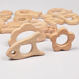 Animal Beech Wood DIY Grinding Bar for Pacifier Chain