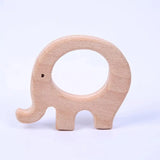 Animal Beech Wood DIY Grinding Bar for Pacifier Chain