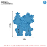 Christmas Jewelry Keychain Pendant Resin Molds