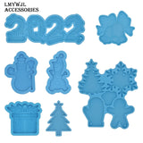 Christmas Jewelry Keychain Pendant Resin Molds