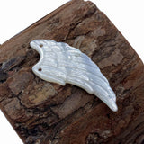 Seawater Shell Wing-shaped Pendant Vintage Jewelry 14x34mm