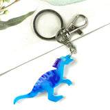 Dinosaur Shape Keychain Epoxy Resin Mould DIY Jewelry Pendant Silicone Mould
