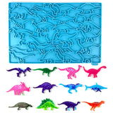 Dinosaur Shape Keychain Epoxy Resin Mould DIY Jewelry Pendant Silicone Mould