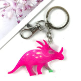 Dinosaur Shape Keychain Epoxy Resin Mould DIY Jewelry Pendant Silicone Mould