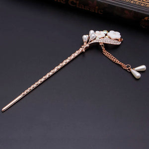 Colorful Rhinestone Hair Stick, Women Bobby Pin