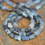 Labradorite Loose Stone Beads Rectangle Faceted Strand
