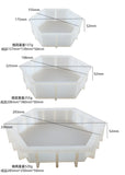 Large Hexagon Mirror Silicone Mould for DIY Crystal Epoxy Resin Mold
