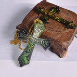 Cross Earring Drop Glue Mold DIY Christmas Keychain Necklace Mold