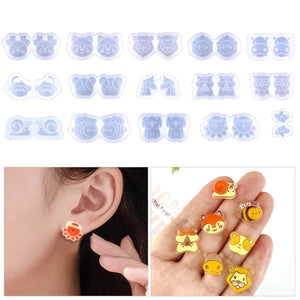 Earring Combination Mold Resin Keychain Jewelry Mold