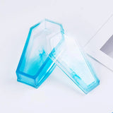 Resin Art Supplies Coffin Trinket Box Silicone Mold Gothic Container