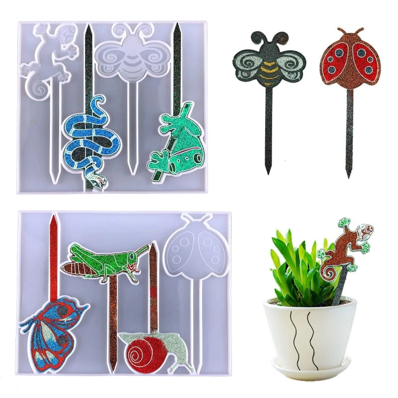 Plant Label Moulds for Potted Plants Durable Silicone Moulds