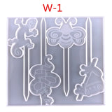 Plant Label Moulds for Potted Plants Durable Silicone Moulds