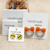 DIY Jewelry Earring Packing Cards 100pcs