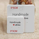 DIY Jewelry Earring Packing Cards 100pcs