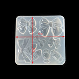 Bow Candy Silicone Mold for Epoxy Making Brooch Pendant Fondant Jewelry