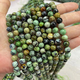 Variscite Round Beads 6/8/10mm 14in