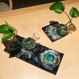 Square Flower Pot Tray Mold for Storage, Vase Base Glue Mold