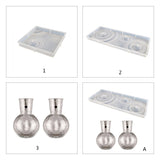 Square Flower Pot Tray Mold for Storage, Vase Base Glue Mold