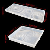 Square Flower Pot Tray Mold for Storage, Vase Base Glue Mold