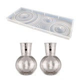 Square Flower Pot Tray Mold for Storage, Vase Base Glue Mold
