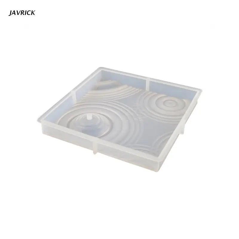 Square Flower Pot Tray Mold for Storage, Vase Base Glue Mold