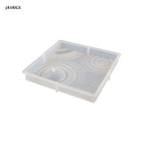 Square Flower Pot Tray Mold for Storage, Vase Base Glue Mold