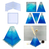 Pyramid Flower Vase Resin Mold for Home Decor